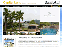 Tablet Screenshot of capitalland.com.my